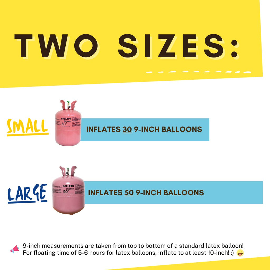 BalloonExpress Helium Tank Disposable Balloon Gas Tank