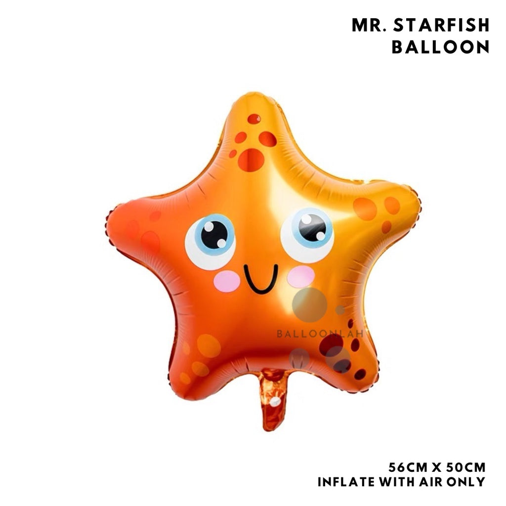 SEA CREATURE Octopus Fish Foil Balloon Garland Birthday Decoration Sea Creatures [READY STOCK IN SG]