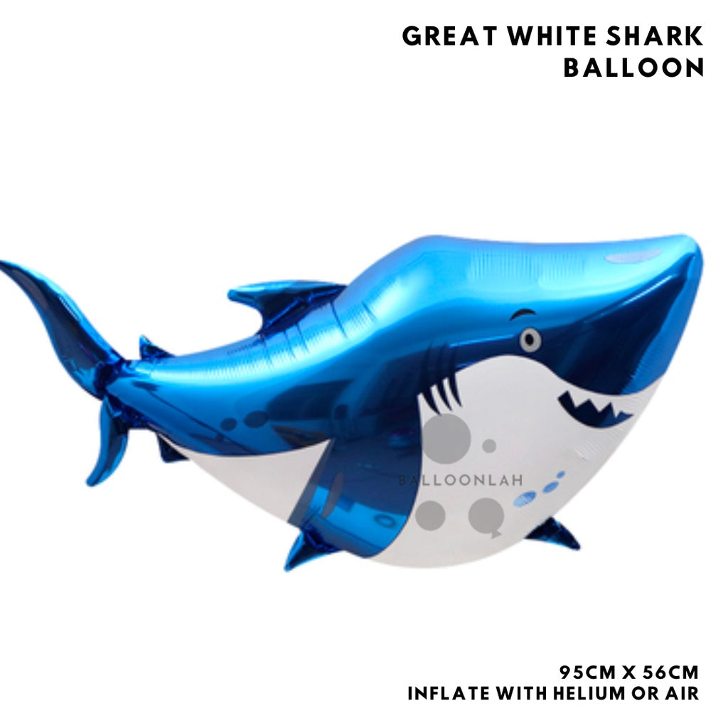 SEA CREATURE Shark Starfish Octopus Fish Foil Balloon Garland Birthday Decoration [READY STOCK IN SG]