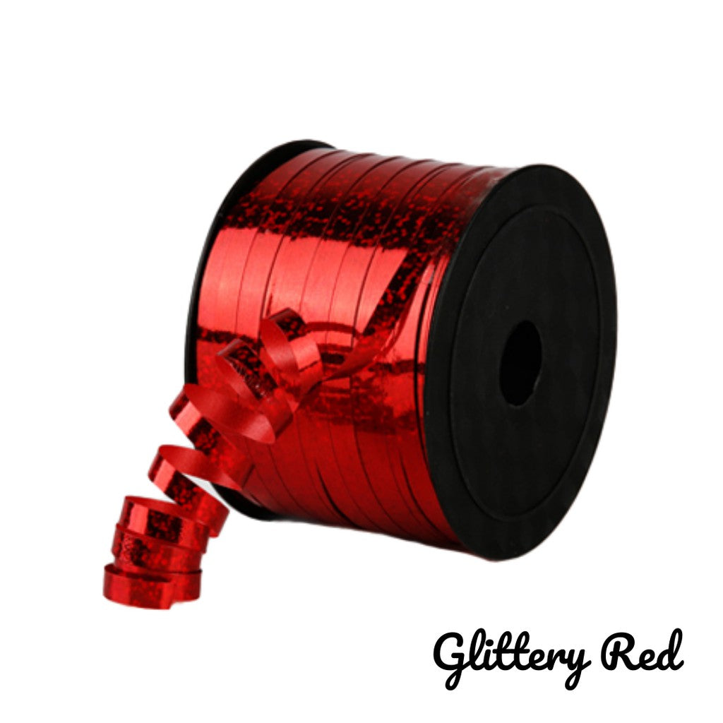 75m Glittery Ribbon Roll Helium Balloon Curling String [READY STOCK IN SG]