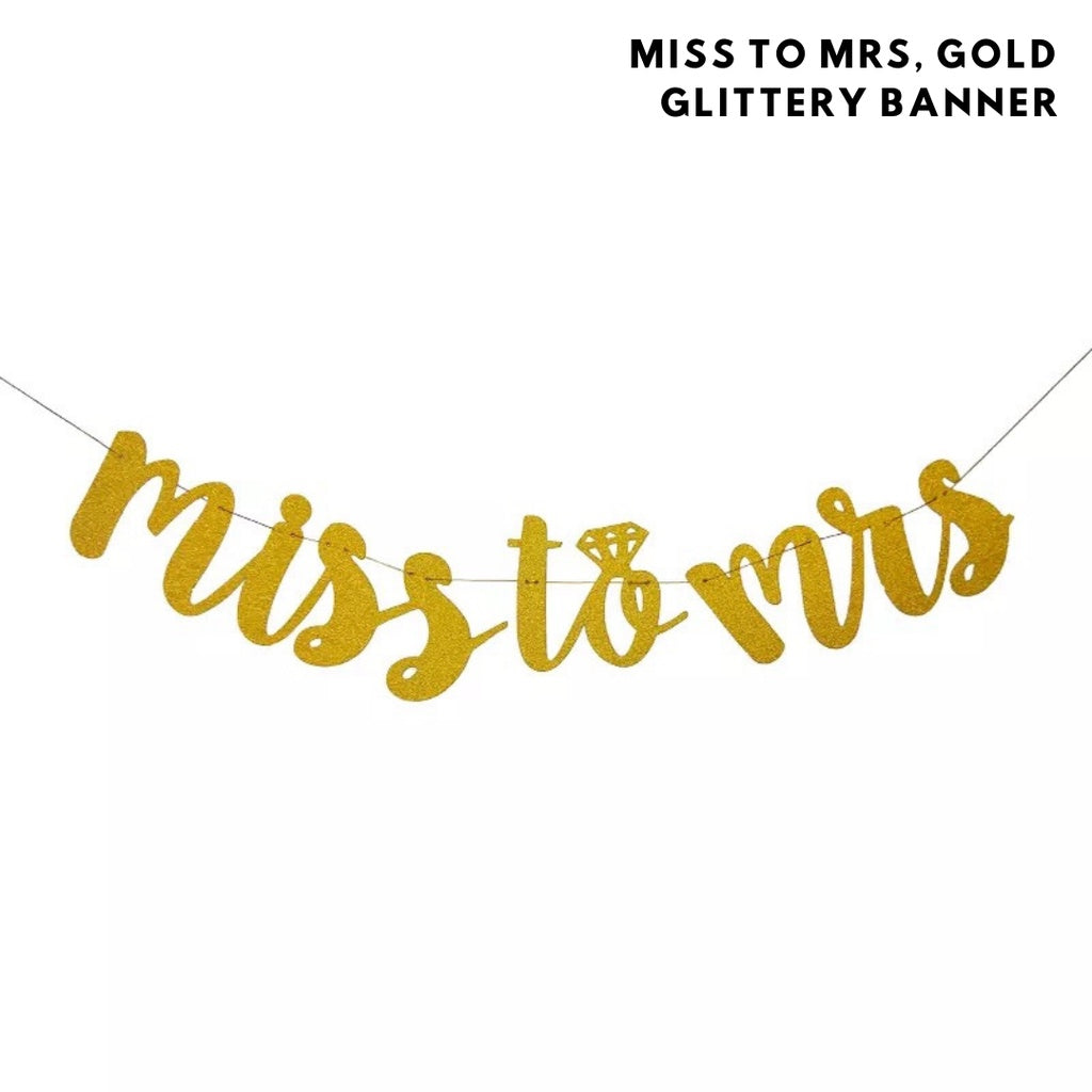 💍🌟 BRIDE TO BE Gold Essentials Hen's Night [READY STOCK IN SG]