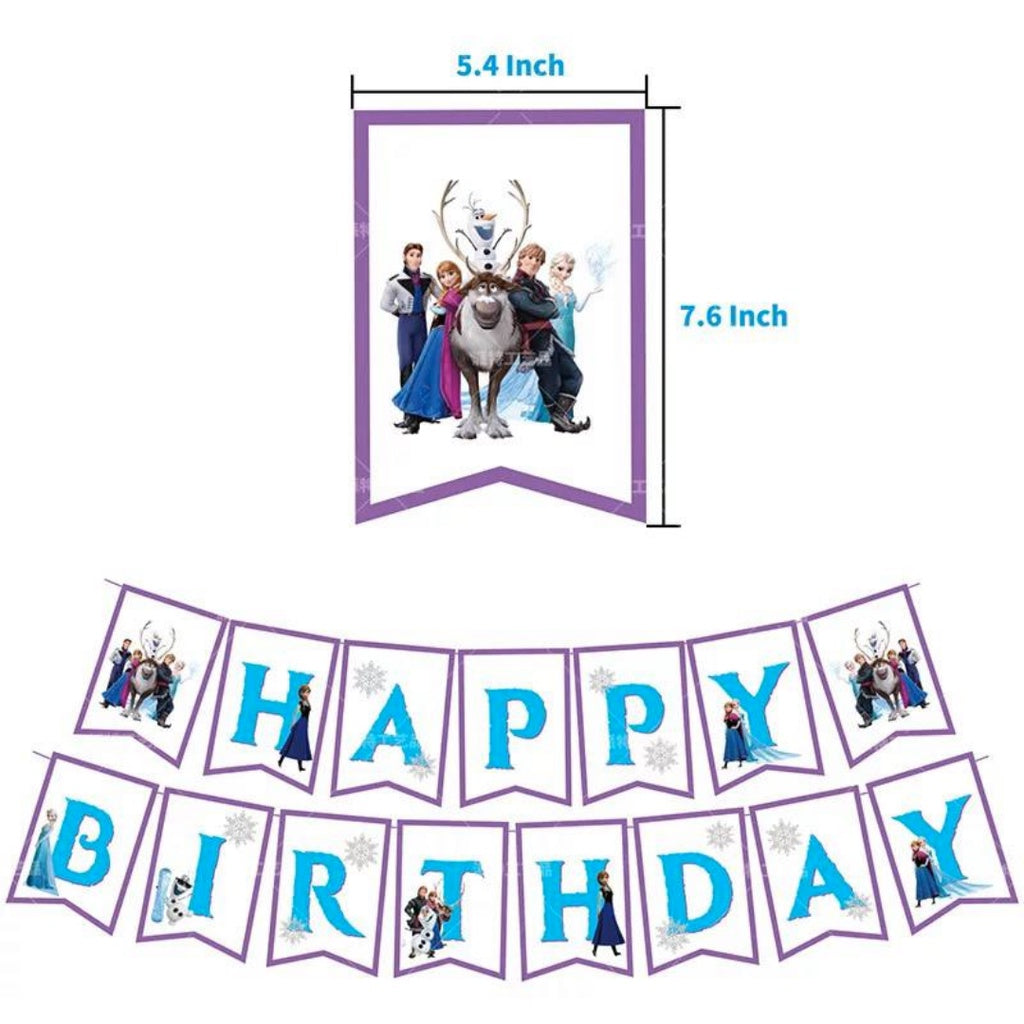 ❄️  FROZEN Cartoon Themed Birthday Balloon Decoration Set [READY STOCK IN SG]