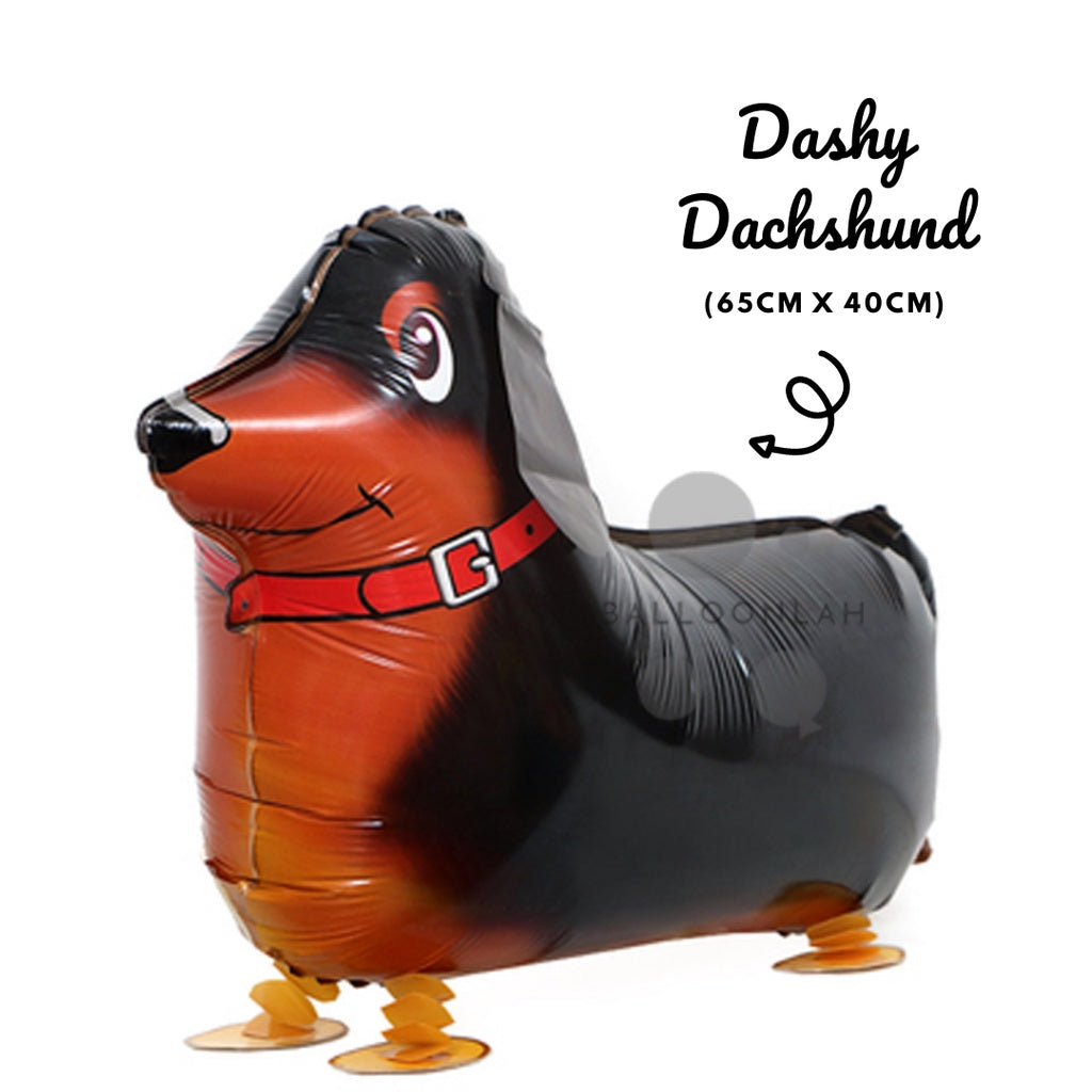 Walking Animal Balloon Walking Pet Helium Balloon Foil [READY STOCK IN SG]
