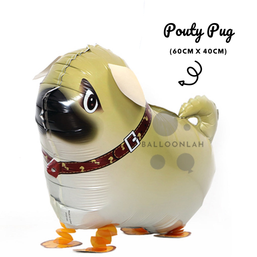Walking Animal Balloon Walking Pet Helium Balloon Foil [READY STOCK IN SG]