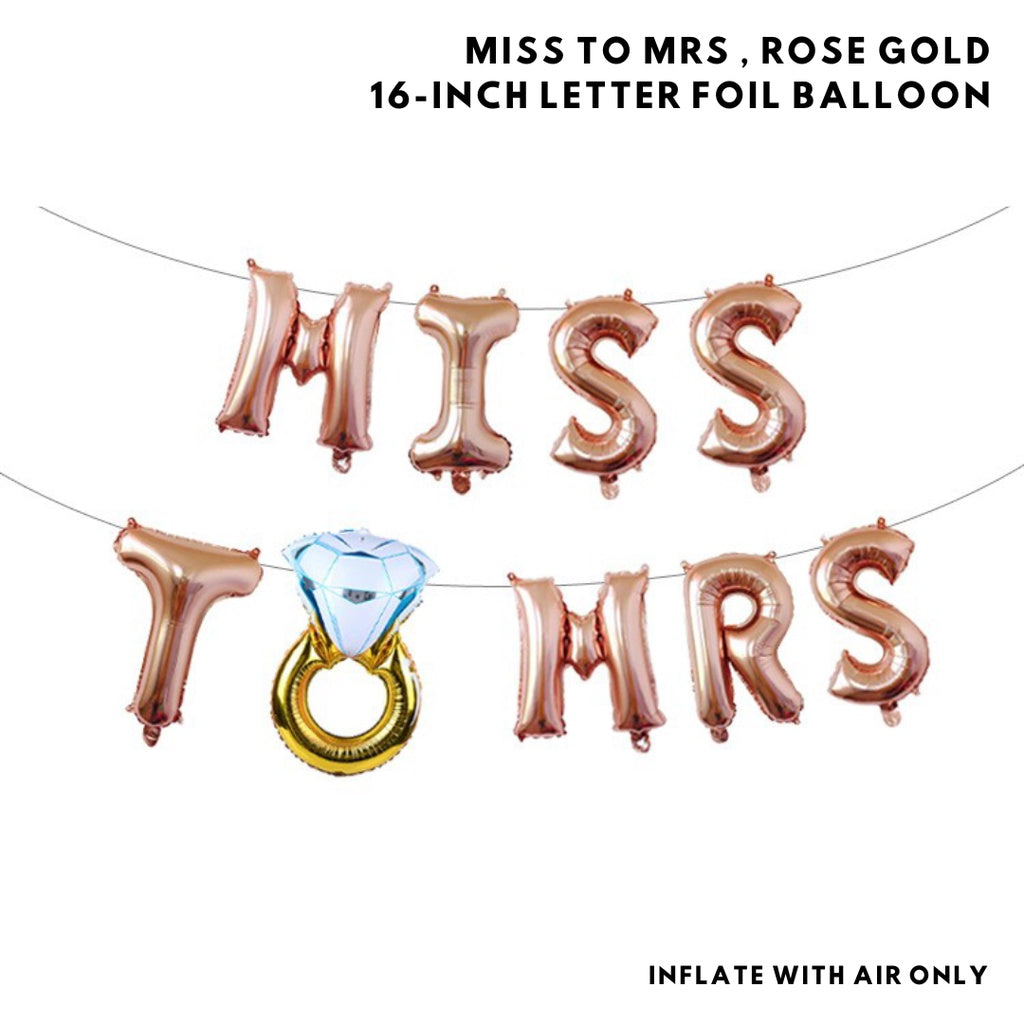 💍💖 BRIDE TO BE Rose Gold Essentials Hen's Party Night [READY STOCK IN SG]