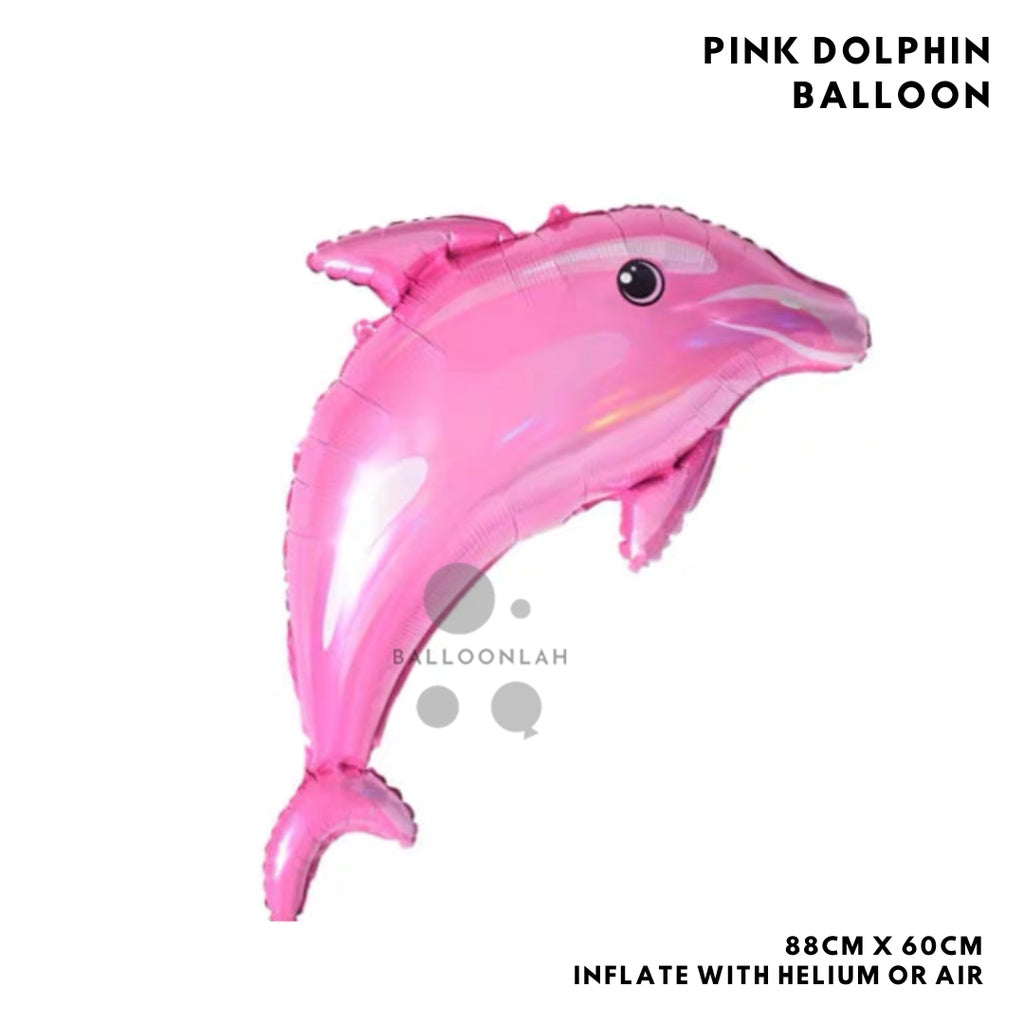 SEA CREATURE Shark Starfish Octopus Fish Foil Balloon Garland Birthday Decoration [READY STOCK IN SG]