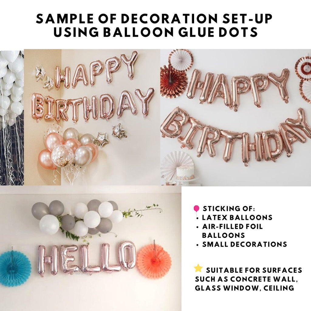 Balloon Glue Dots [READY STOCK IN SG]