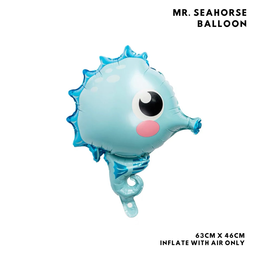 SEA CREATURE Octopus Fish Foil Balloon Garland Birthday Decoration Sea Creatures [READY STOCK IN SG]
