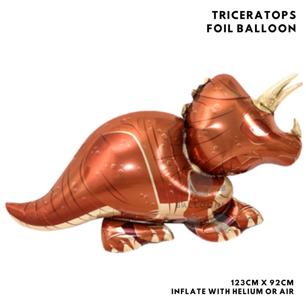 🌴 DINOSAURS Party Balloon Birthday Children T-rex Foil Balloons [READY STOCK IN SG]