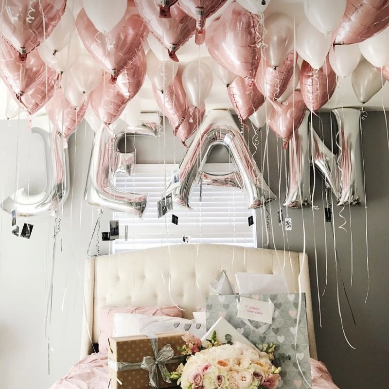 ❤️ 18-inch HEART Foil Balloons Love Wedding Proposal Decoration [Ready Stock in SG]