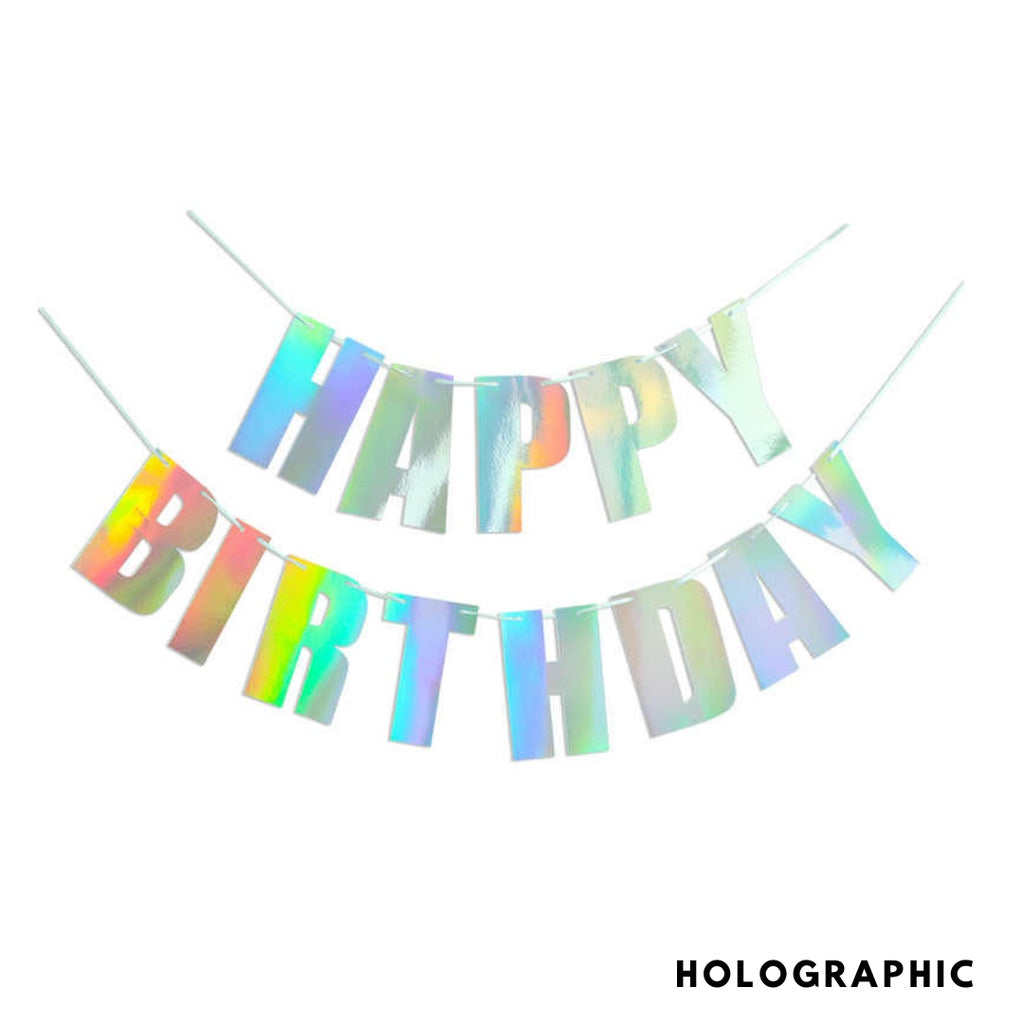 Happy Birthday Bold Party Banner [READY STOCK IN SG]
