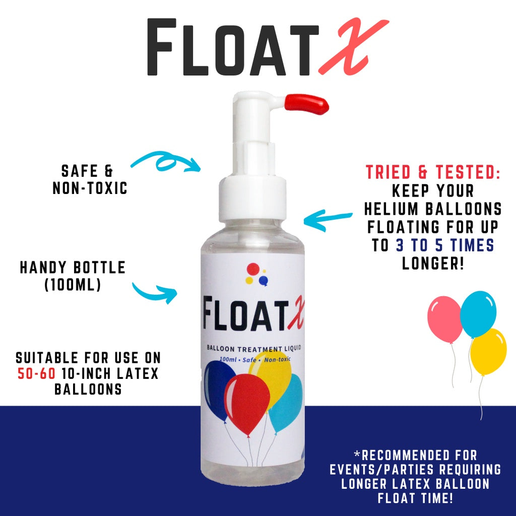FloatX Helium Float Time Extender Balloon Treatment Liquid [READY STOCK IN SG]