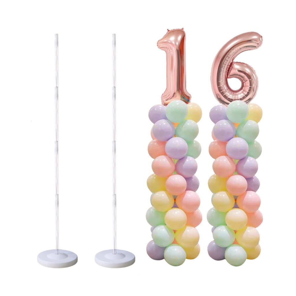 Balloon Column Balloon Stand 120CM Crystal Pole Balloon Holder Stick [READY STOCK IN SG]