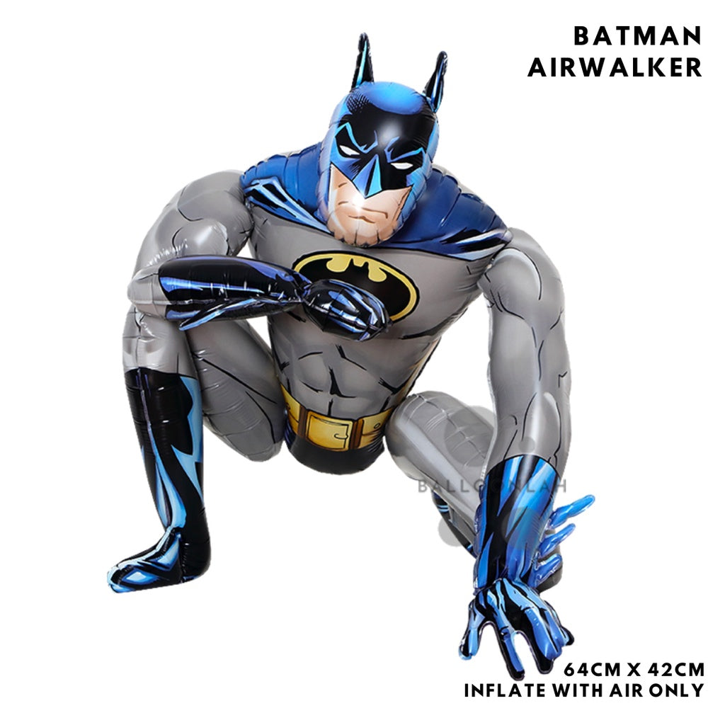 🦸‍♂️ BATMAN SUPERMAN Justice League DC Comics Party Balloon Birthday Children Foil Balloons [READY STOCK IN SG]