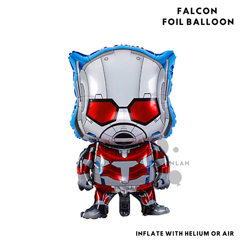 AVENGERS Spiderman Ironman Captain America Foil and Latex Balloon Birthday Set [READY STOCK IN SG]