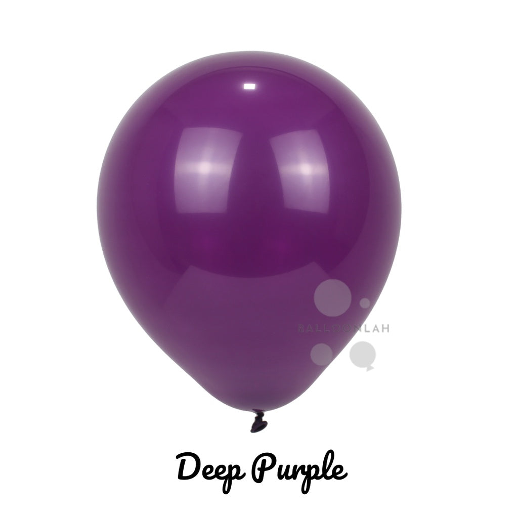 10" Retro Vintage Colour Helium Latex Balloon Matte [READY STOCK IN SG]