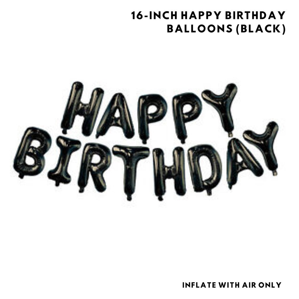 🎉  PARTY Balloons Black & Gold Theme Birthday Bachelorette Party Balloon  [READY STOCK IN SG]