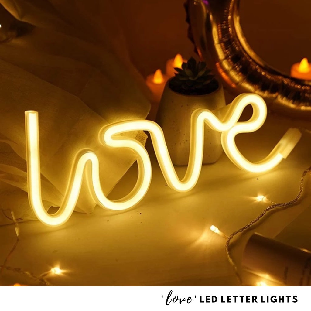 ✨WEDDING PROPOSAL LED Lights Letters Decoration [READY STOCK IN SG]