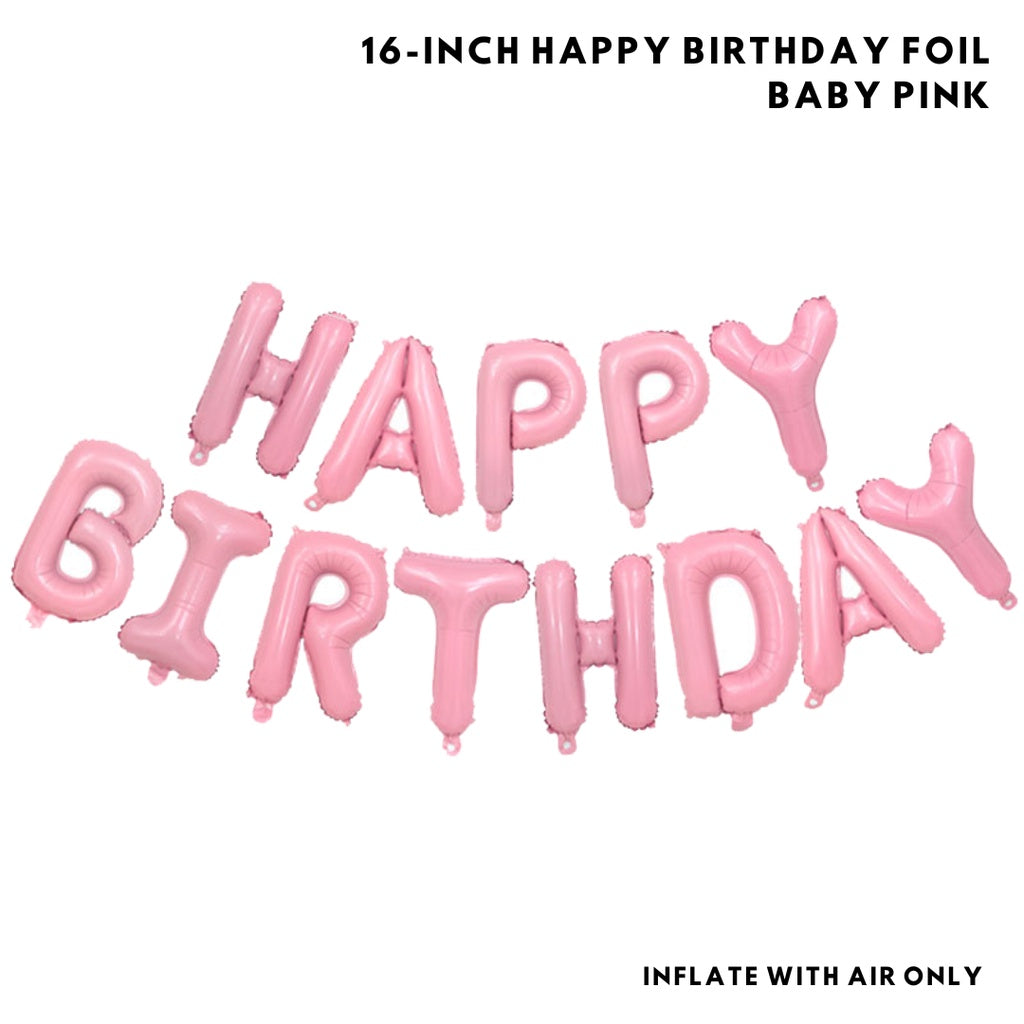 Donut Ice Cream Pizza Popcorn Foil Balloon Garland Birthday Decoration [READY STOCK IN SG]