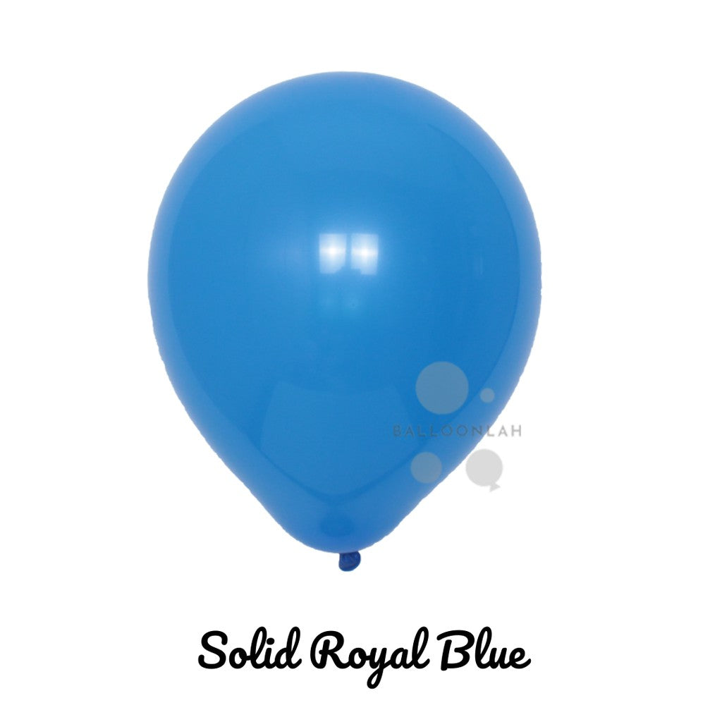 10” Solid Colour Helium Latex Balloons [READY STOCK IN SG]