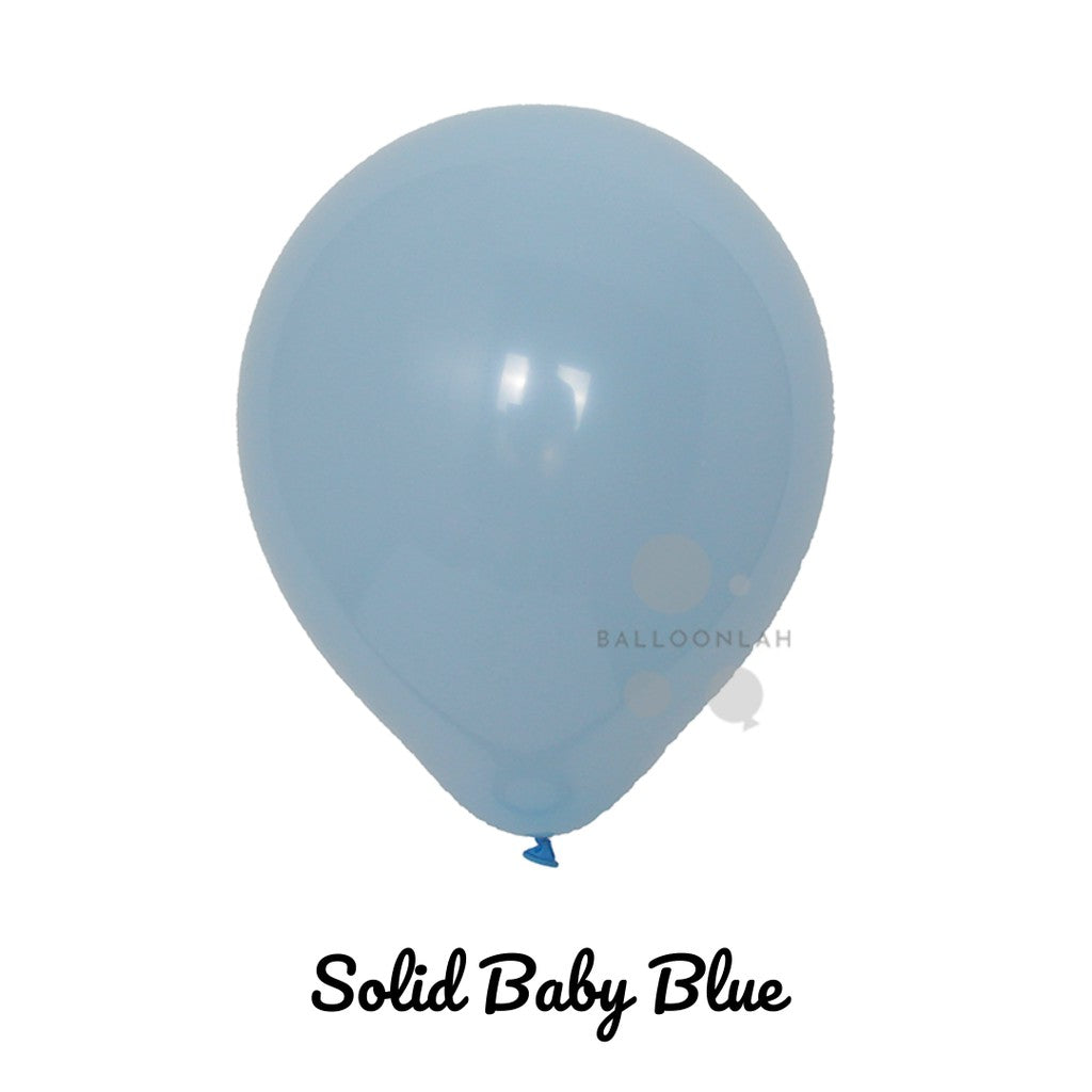10” Solid Colour Helium Latex Balloons [READY STOCK IN SG]