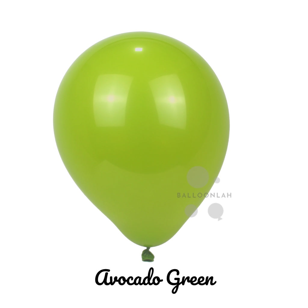 10" Retro Vintage Colour Helium Latex Balloon Matte [READY STOCK IN SG]
