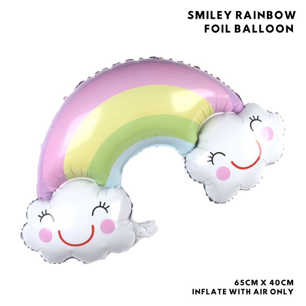 🌈 PASTEL Birthday Party Essentials Kids Cloud Rainbow [READY STOCK IN SG]