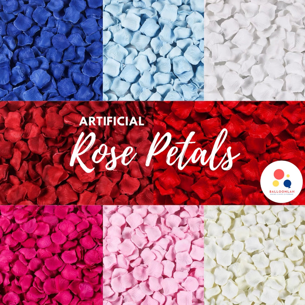 🌷 ROSE PETALS Artificial Rose Petals Fake Rose Petal Proposal Wedding Decoration [READY STOCK IN SG]