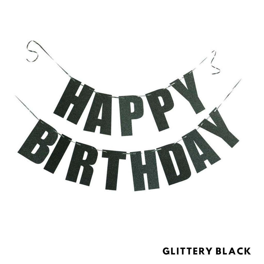 Happy Birthday Bold Party Banner [READY STOCK IN SG]