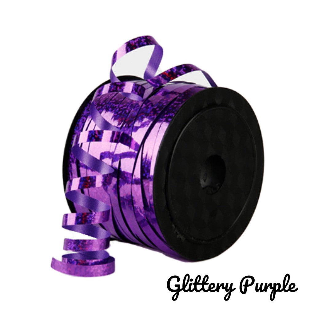 75m Glittery Ribbon Roll Helium Balloon Curling String [READY STOCK IN SG]