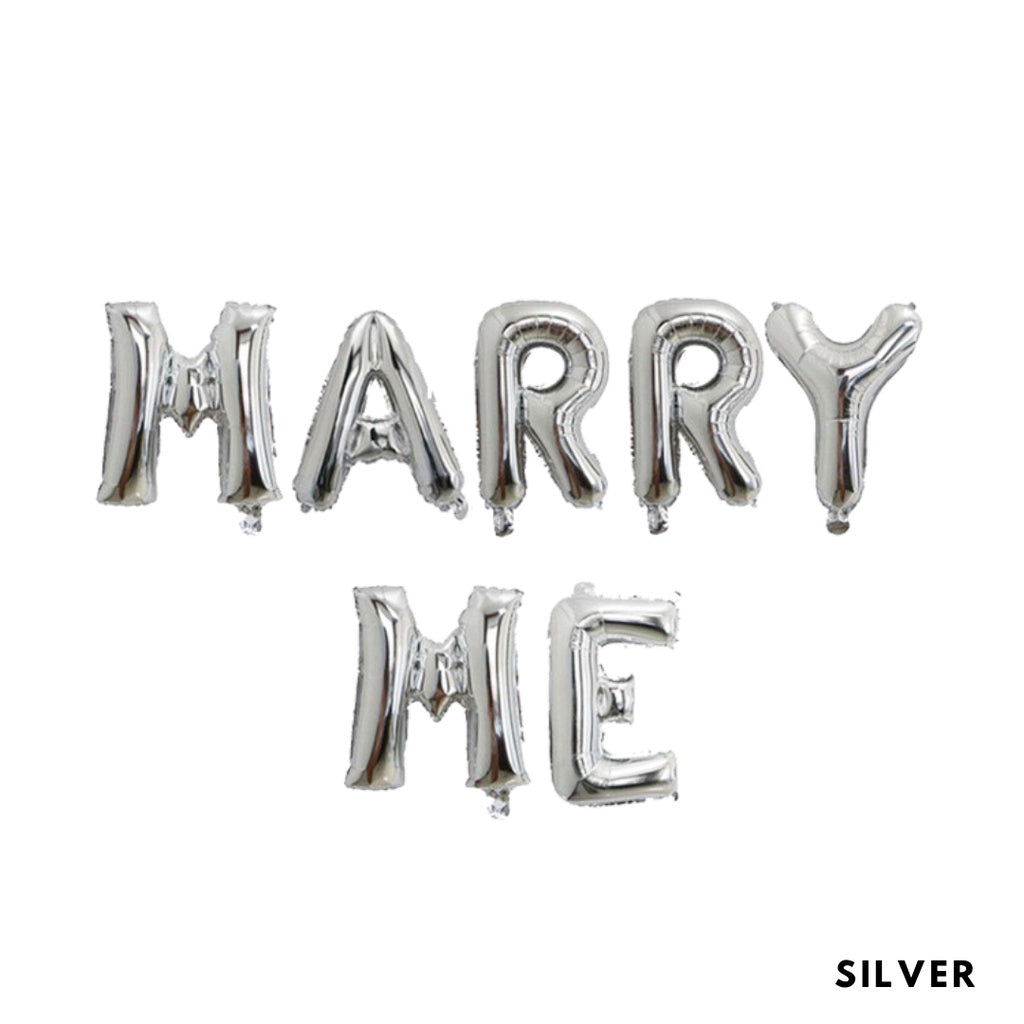 💍 16-inch MARRY ME Letter Balloons  [READY STOCK IN SG]