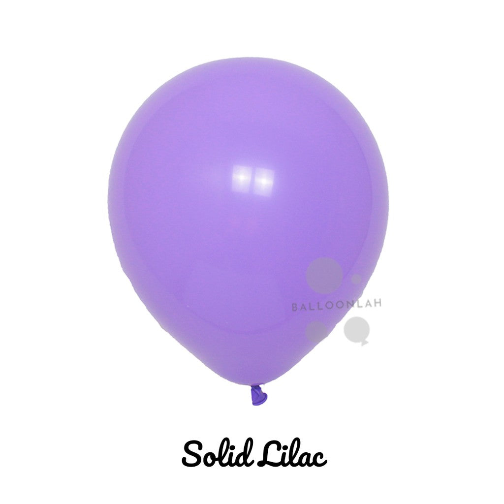 10” Solid Colour Helium Latex Balloons [READY STOCK IN SG]
