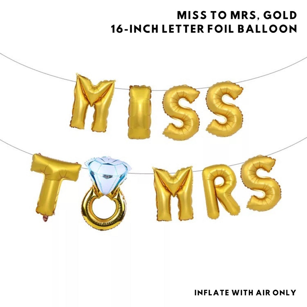 💍🌟 BRIDE TO BE Gold Essentials Hen's Night [READY STOCK IN SG]