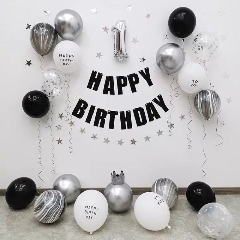 Happy Birthday Bold Party Banner [READY STOCK IN SG]