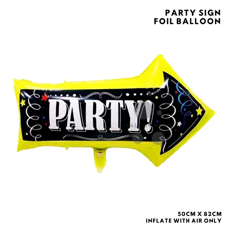 🎉  PARTY Balloons Black & Gold Theme Birthday Bachelorette Party Balloon  [READY STOCK IN SG]