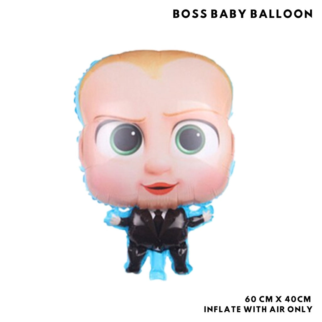 💙  BOSS BABY Cartoon Themed Foil Latex Balloons [READY STOCK IN SG]