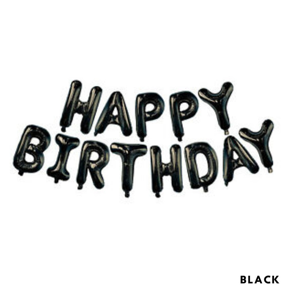 16-inch Happy Birthday Letter Balloons [READY STOCK IN SG]