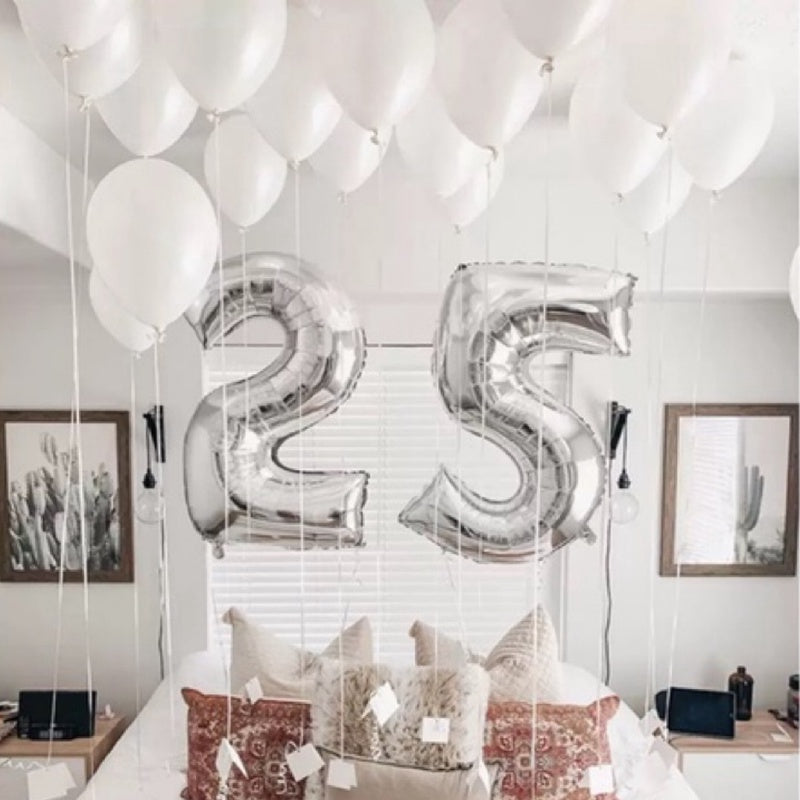 Number Foil Balloons 16-inch 40-inch Helium Air [READY STOCK IN SG]
