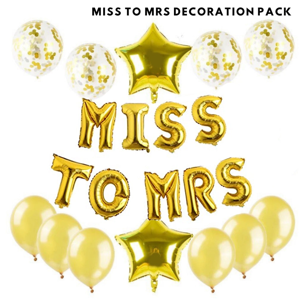 💍🌟 BRIDE TO BE Gold Essentials Hen's Night [READY STOCK IN SG]