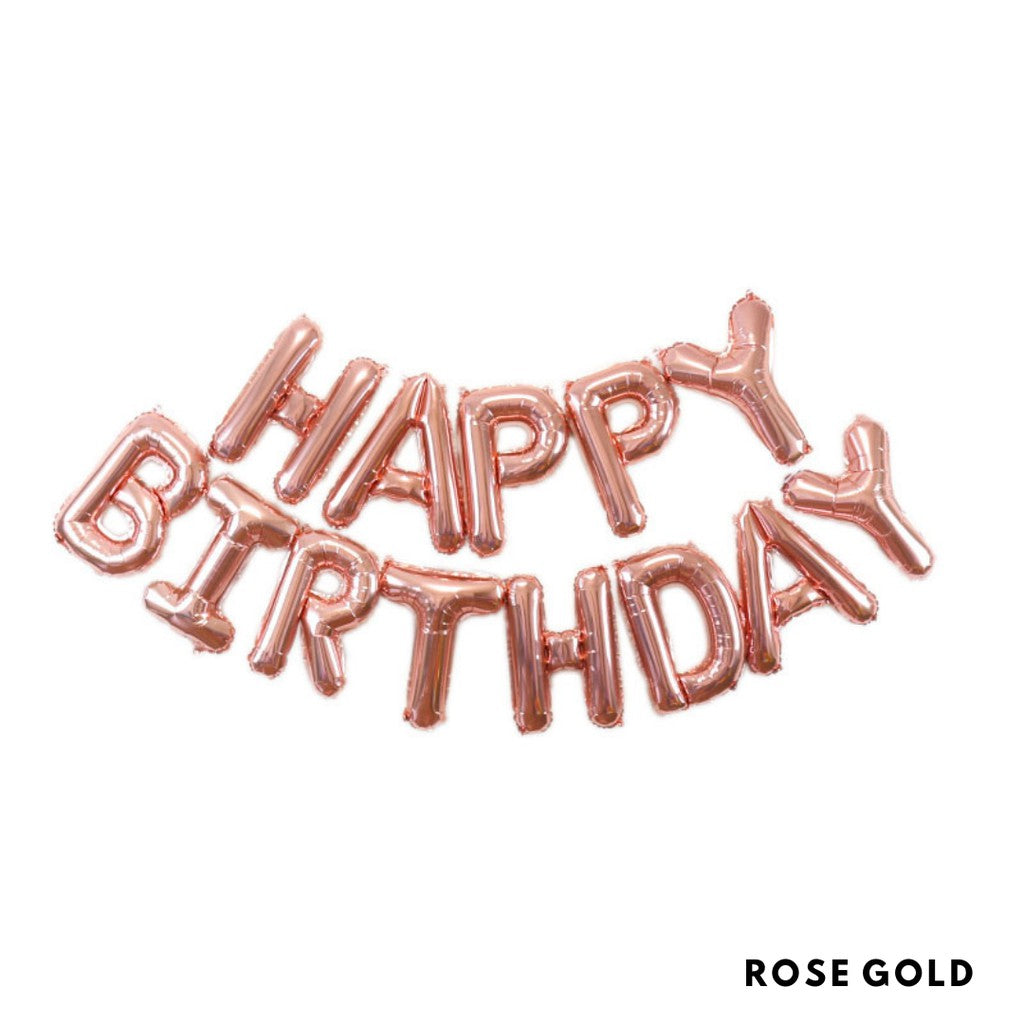 16-inch Happy Birthday Letter Balloons [READY STOCK IN SG]