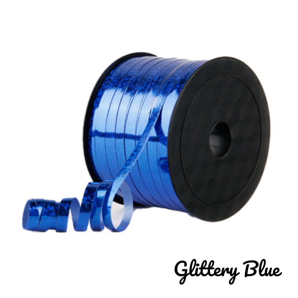 75m Glittery Ribbon Roll Helium Balloon Curling String [READY STOCK IN SG]