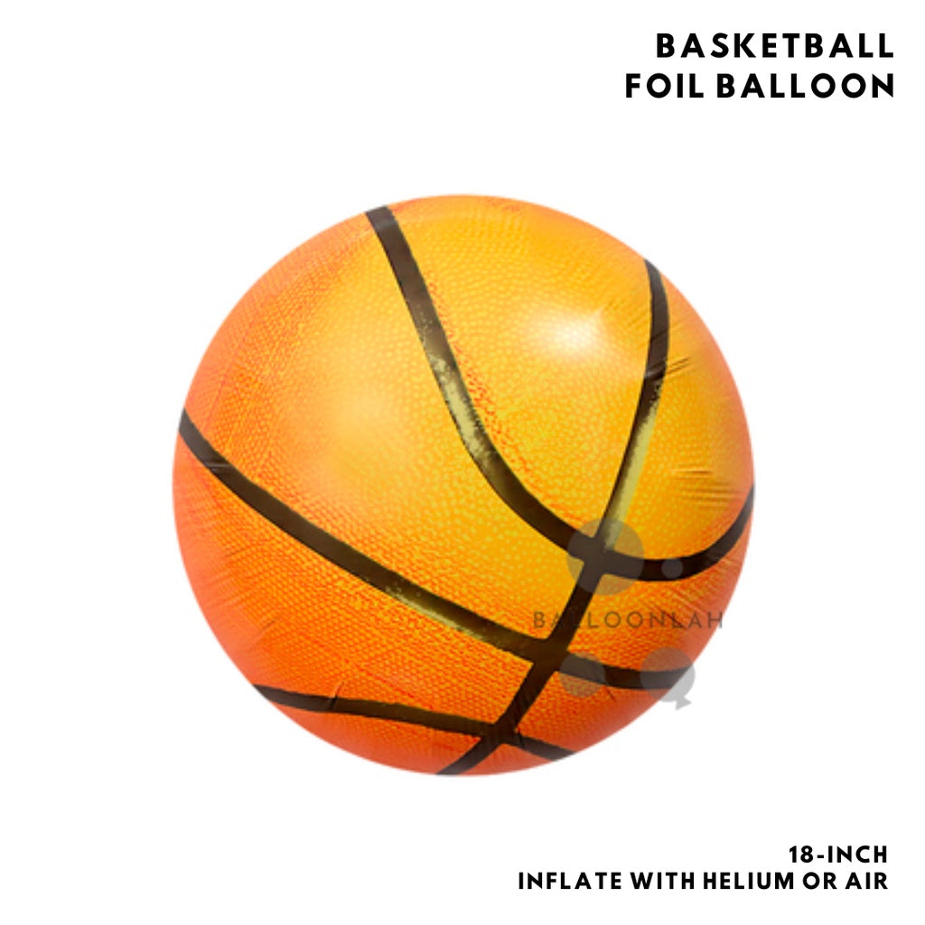 🏀 SPORTS Themed Balloon Soccer Football Basketball Trophy Foil Latex Balloons [READY STOCK IN SG]
