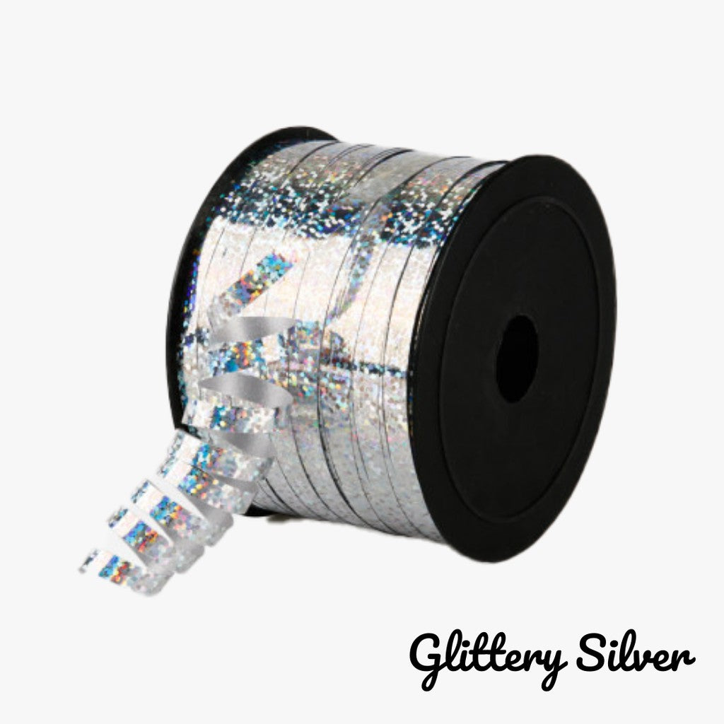 75m Glittery Ribbon Roll Helium Balloon Curling String [READY STOCK IN SG]