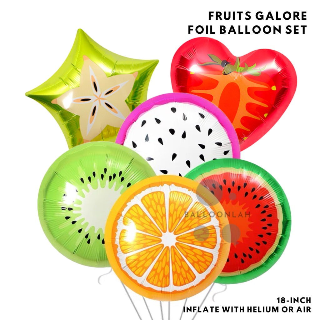 🍓 FRUITS Birthday Party Essentials Kids Apple Orange Pear Kiwi Strawberry [READY STOCK IN SG]