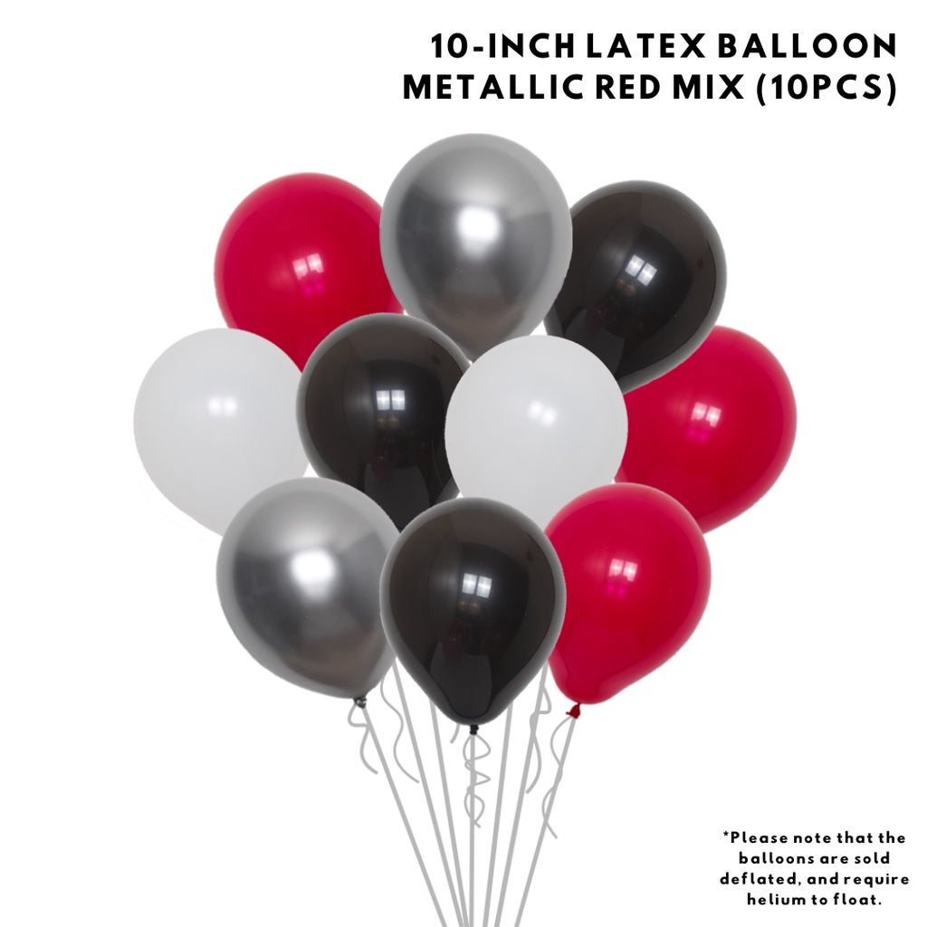 AMONG US Cartoon Themed Foil Red Blue Green Latex Balloons [READY STOCK IN SG]
