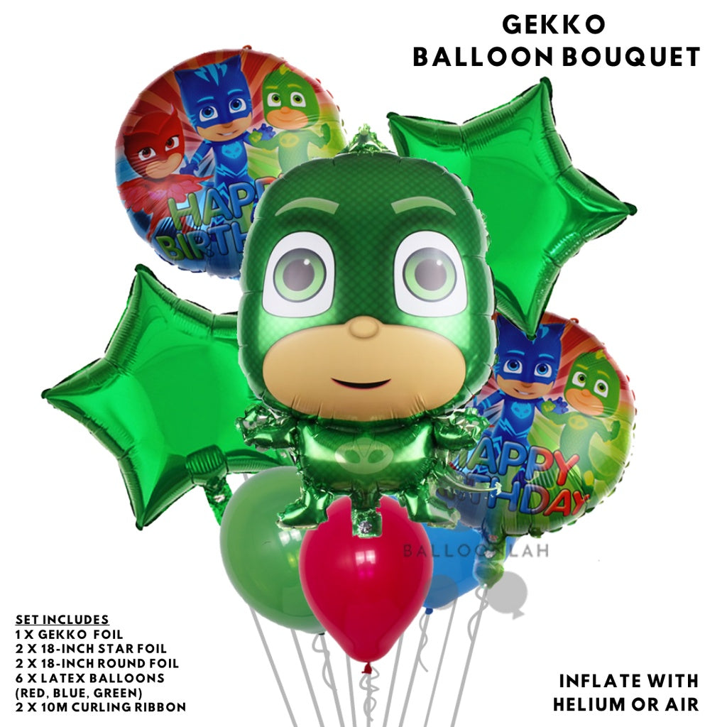 🎭PJ MASKS Cartoon Themed Birthday Balloons [READY STOCK IN SG]