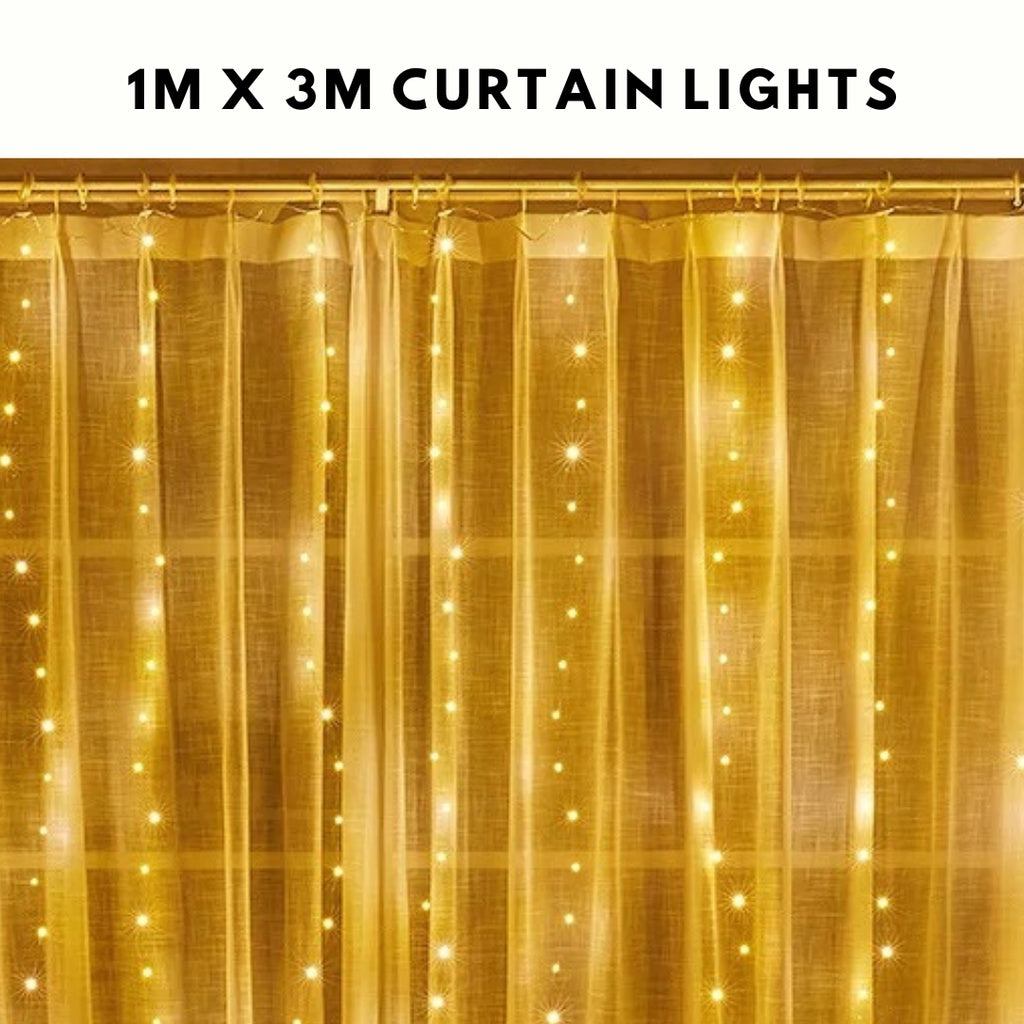 Curtain Lights Fairy Lights USB Powered Indoor Outdoor Wedding Proposal Birthday Party Lights [READY STOCK IN SG]