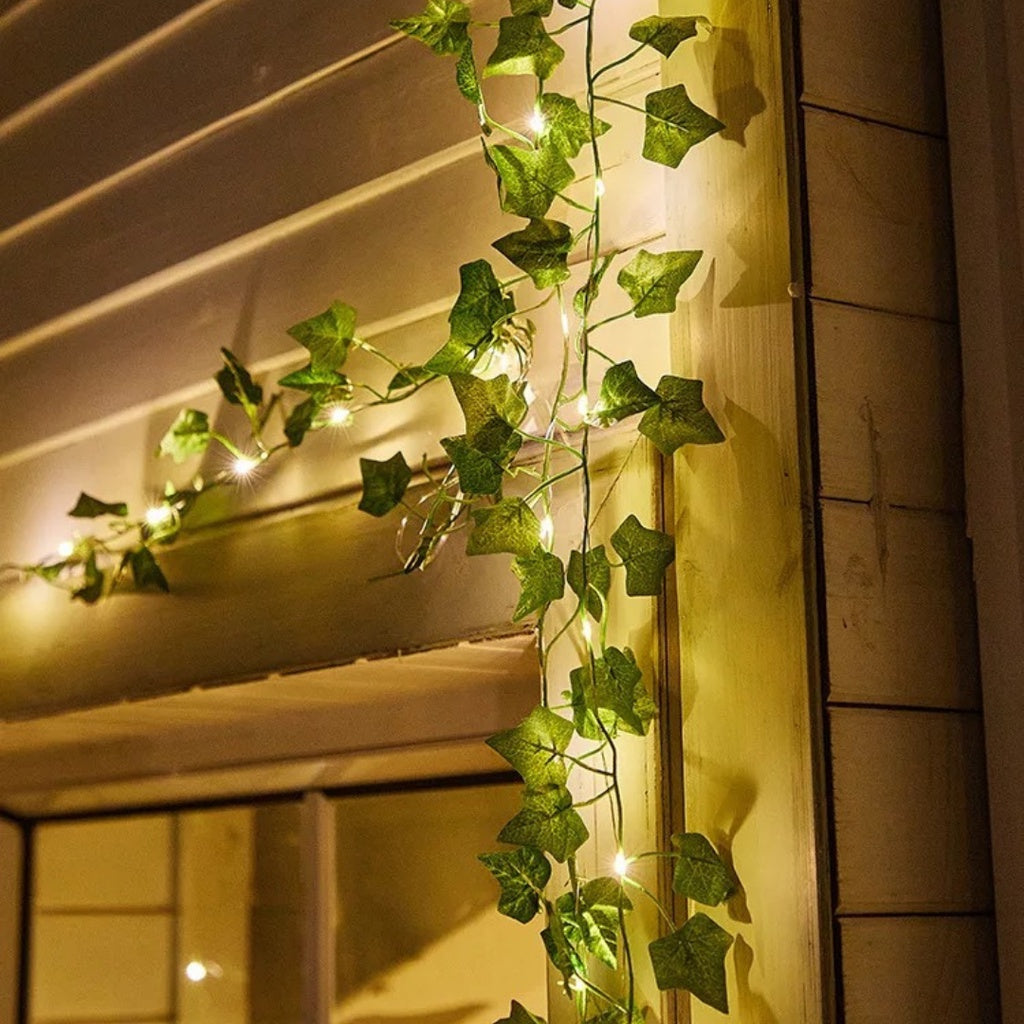 🍃 Vine Leaf Fairy Lights Battery Powered Indoor Outdoor Wedding Proposal Birthday Party Lights [READY STOCK IN SG]