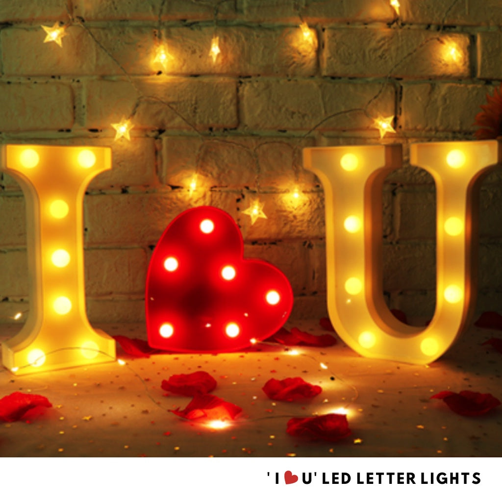 ✨WEDDING PROPOSAL LED Lights Letters Decoration [READY STOCK IN SG]