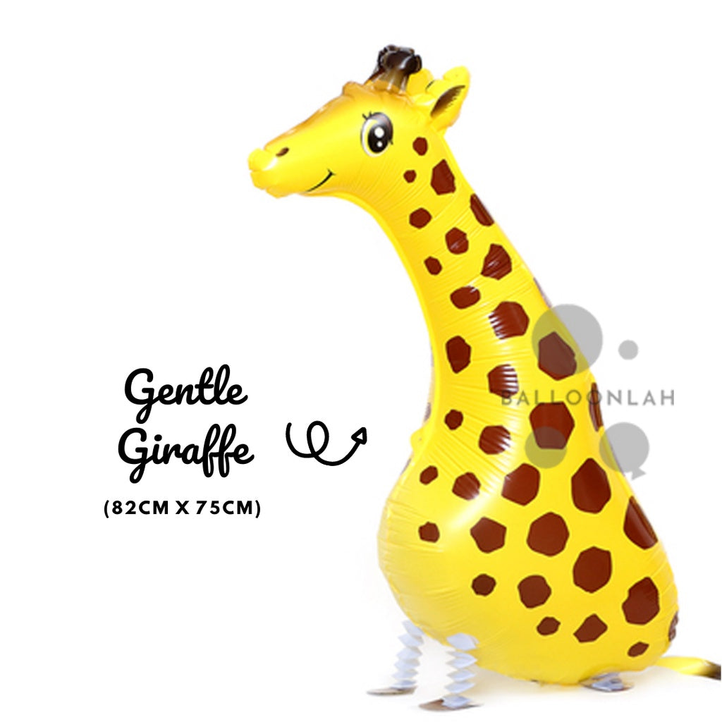 Walking Animal Balloon Walking Pet Helium Balloon Foil [READY STOCK IN SG]